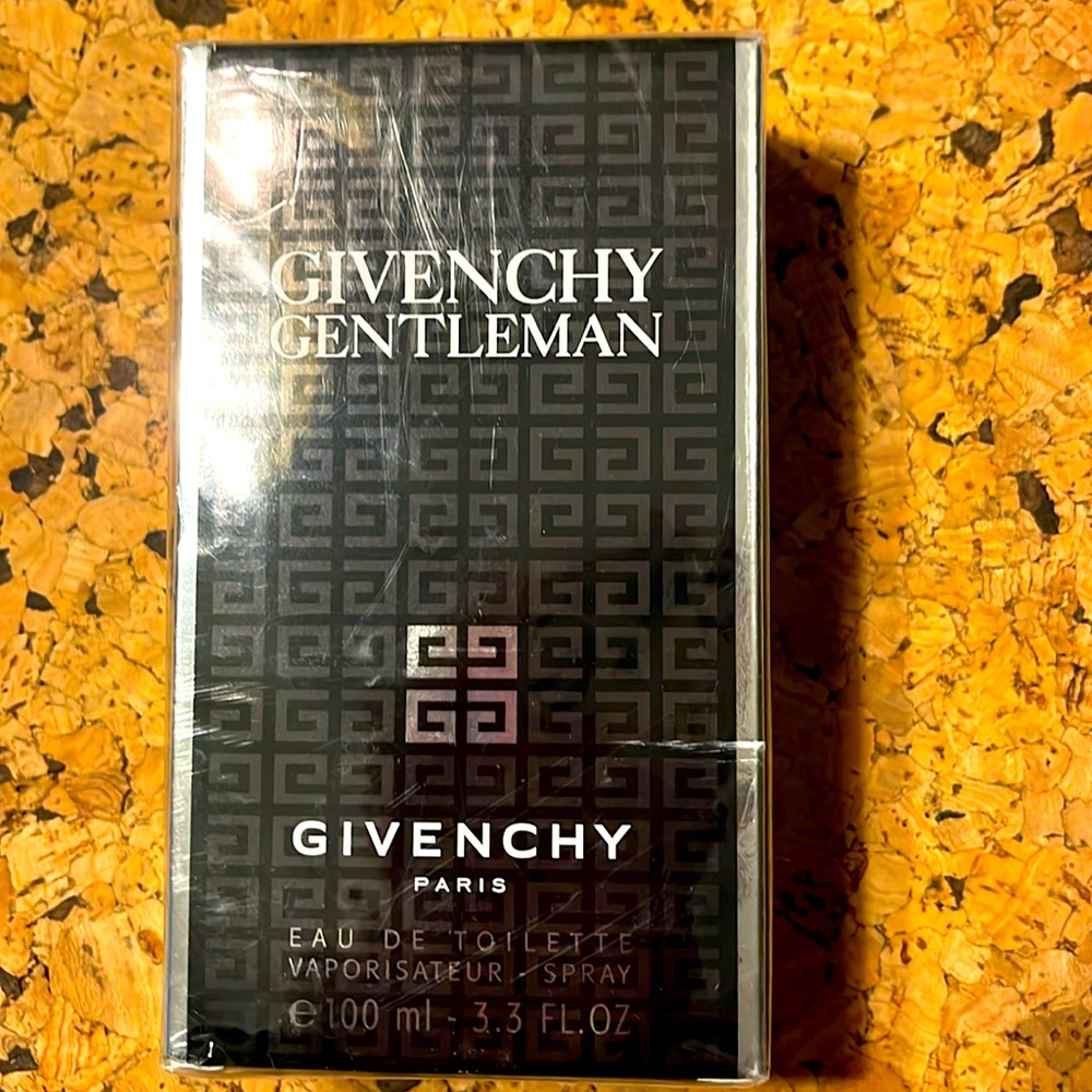 NIP! Original Givenchy Gentleman Eau de Parfum. 3.3 ounces. sealed package.